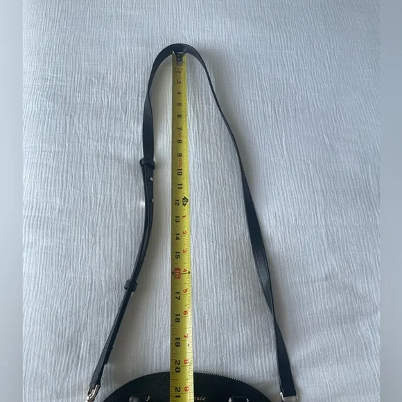 Like new! Black KATE SPADE Sylvia Dome Satchel Crossbody - Picture 12 of 14